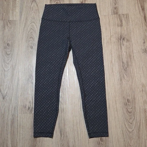 Lululemon Wunder Train High-Rise Tight 25" *Mirrorify Black Multi Size 10 - Picture 1 of 16